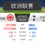 欧联 法兰克福 vs 托特纳姆热刺-体育资源-体育博彩-体育投注策略网